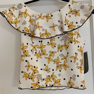Zara flower printed top